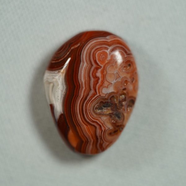 Natural Laguna Agate 18x14mm Freeform Cabochon