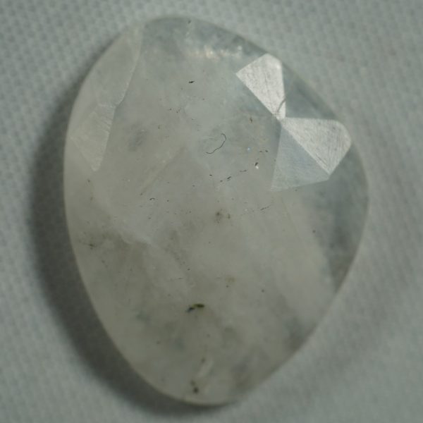 Natural Moonstone 21x16mm Freeform Checkerboard Cabochon