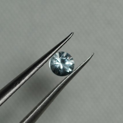 Natural Aquamarine 3mm Round Faceted Loose Gemstone