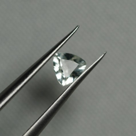 Natural Green Quartz 4mm Trillion Faceted Loose Gemstone
